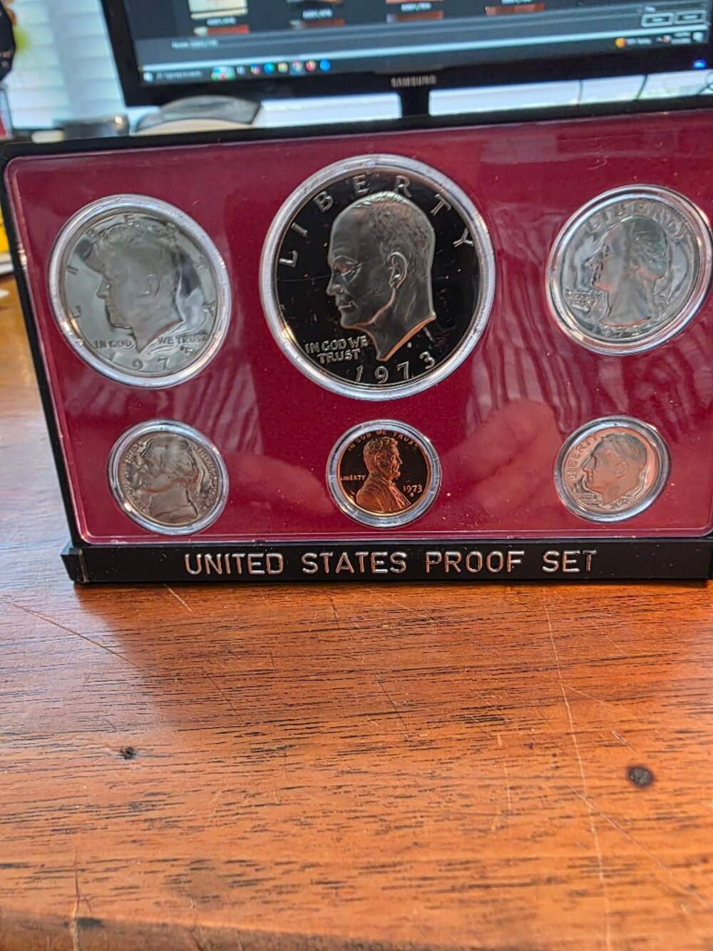 1973 S UNITED STATES PROOF SET OF COINS, NEW